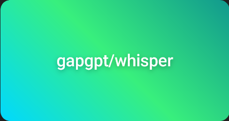 اکانت gapgpt whisper ششصد توکن (هوش مصنوعی ایرانی)